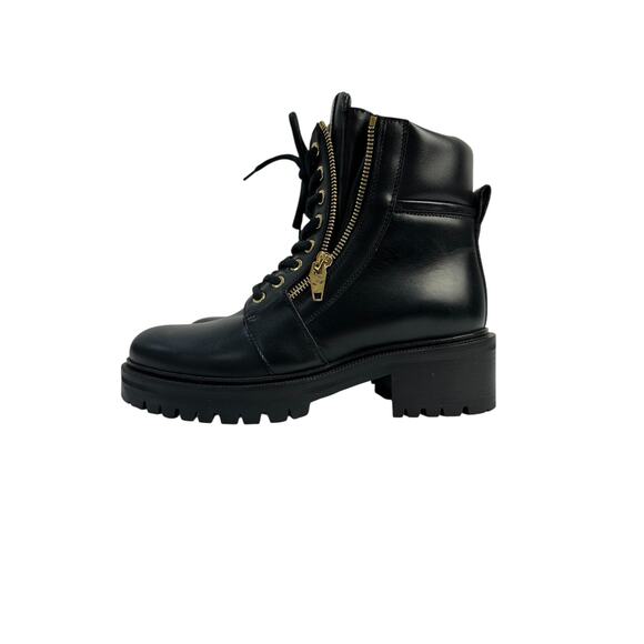 Balmain Black Army Ranger Zip Boots Sz37 - Picture 1 of 9